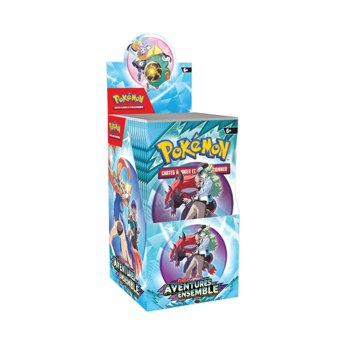 Journey Together SV9 French Pokémon booster display, 18 packs